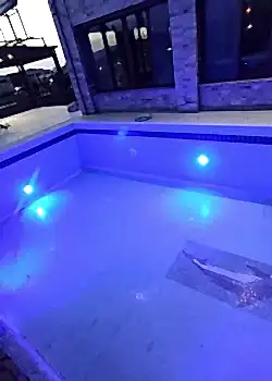 Kuşadasi Ali Bey Havuz LED Lamba  Yenileme Uygulaması