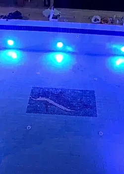 Kuşadasi Ali Bey Havuz LED Lamba  Yenileme Uygulaması