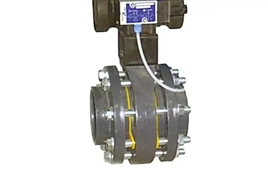 Pnömatik Aktüatörlü Kelebek Vana (Komple)